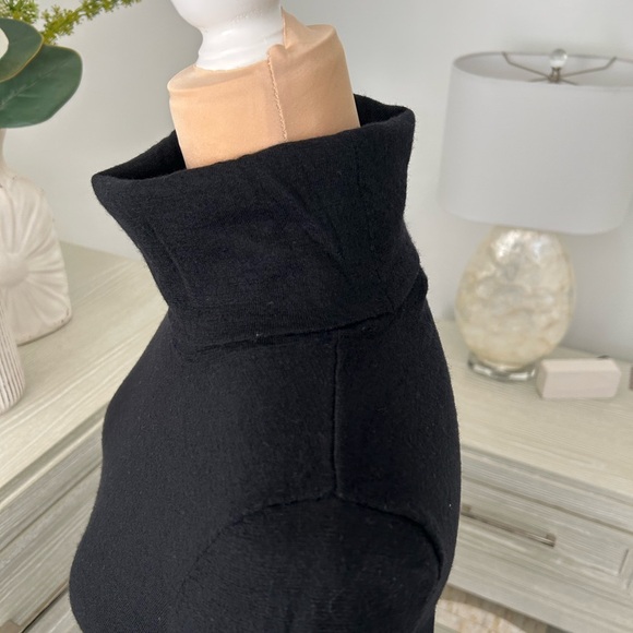 J. Crew Elegant Black Turtleneck Dress - Picture 7 of 10